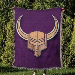 NFL Minnesota Vikings Football Team Woven Tapestry Blanket Amazing Gift For Fans And Friends Home Decor MVW9