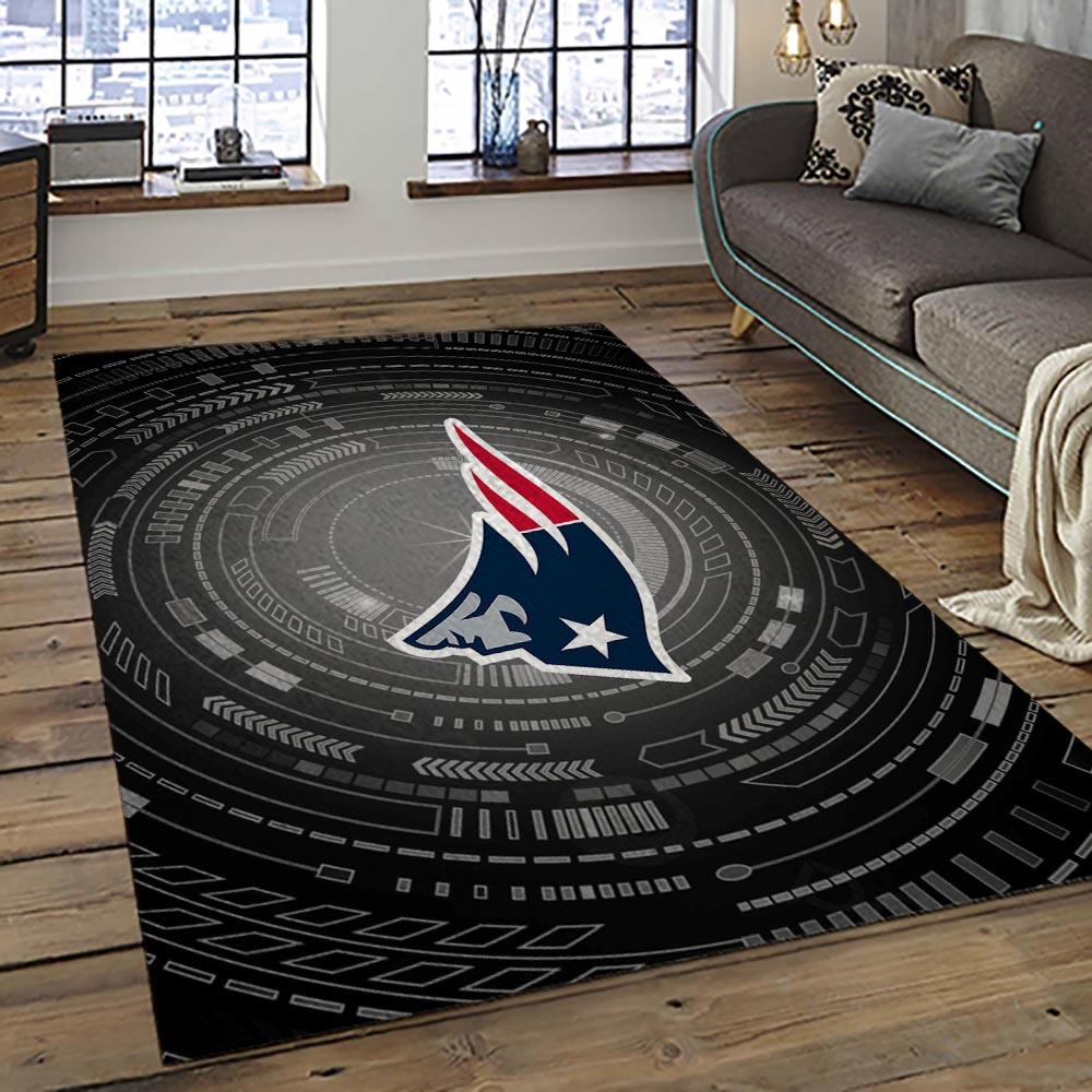 NFL New England Patriots Football Team Logo Sport Carpet Area Rug Home Decor Best Gift For Friends NEP47