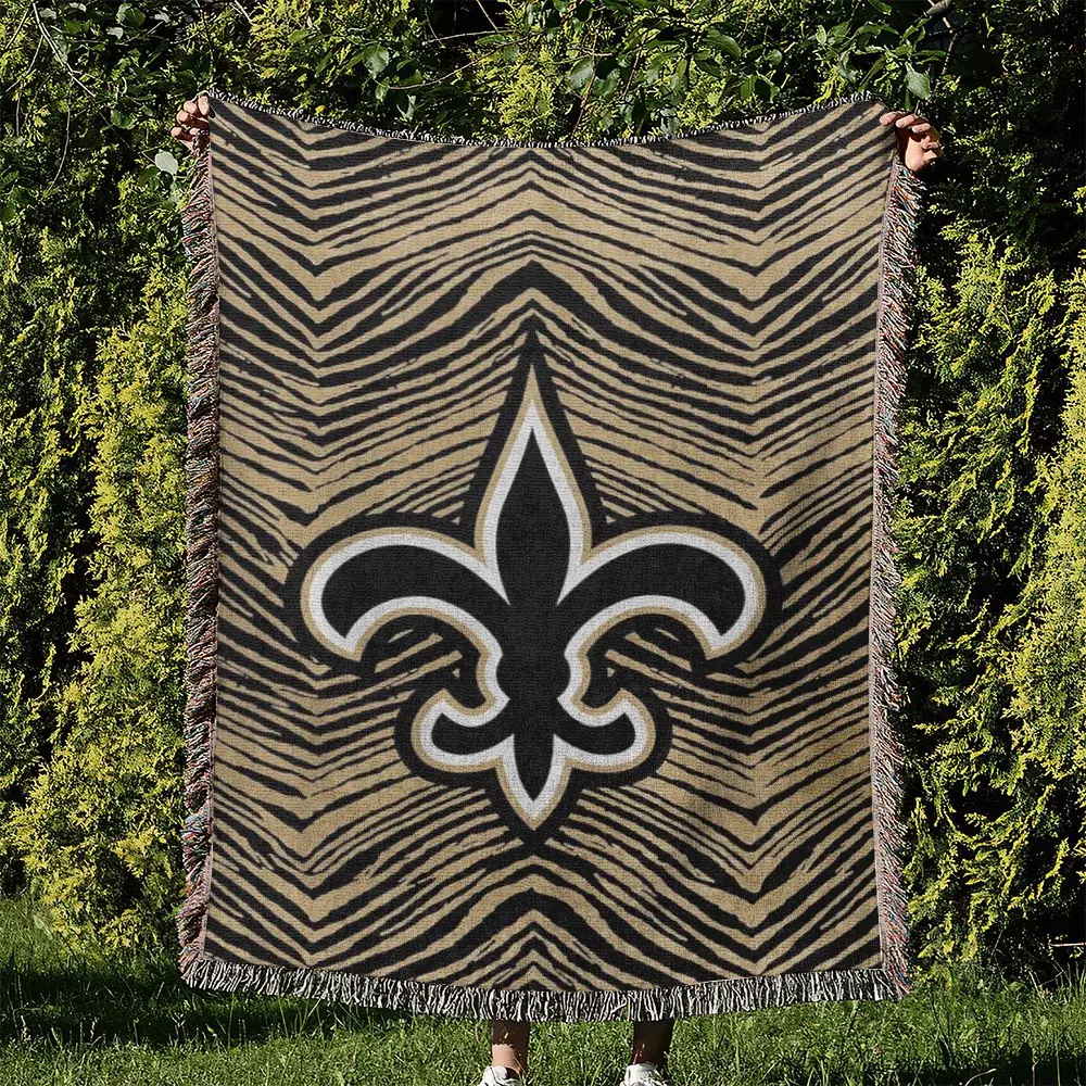 NFL New Orleans Saints Football Team Woven Tapestry Blanket Amazing Gift For Fans And Friends Home Decor NOW11