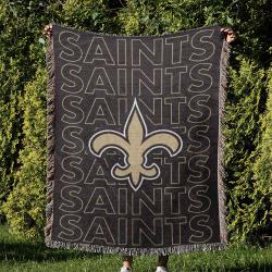 NFL New Orleans Saints Football Team Woven Tapestry Blanket Amazing Gift For Fans And Friends Home Decor NOW16