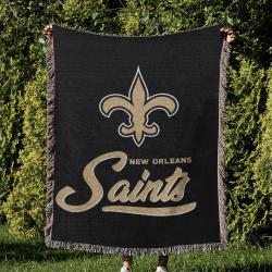 NFL New Orleans Saints Football Team Woven Tapestry Blanket Amazing Gift For Fans And Friends Home Decor NOW5
