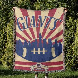 NFL New York Giants Football Team Woven Tapestry Blanket Amazing Gift For Fans And Friends Home Decor NYW11