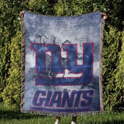 NFL New York Giants Football Team Woven Tapestry Blanket Amazing Gift For Fans And Friends Home Decor NYW14