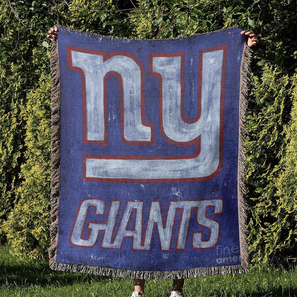 NFL New York Giants Football Team Woven Tapestry Blanket Amazing Gift For Fans And Friends Home Decor NYW15