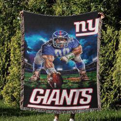 NFL New York Giants Football Team Woven Tapestry Blanket Amazing Gift For Fans And Friends Home Decor NYW22