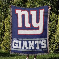 NFL New York Giants Football Team Woven Tapestry Blanket Amazing Gift For Fans And Friends Home Decor NYW33