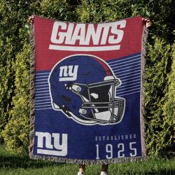 NFL New York Giants Football Team Woven Tapestry Blanket Amazing Gift For Fans And Friends Home Decor NYW36