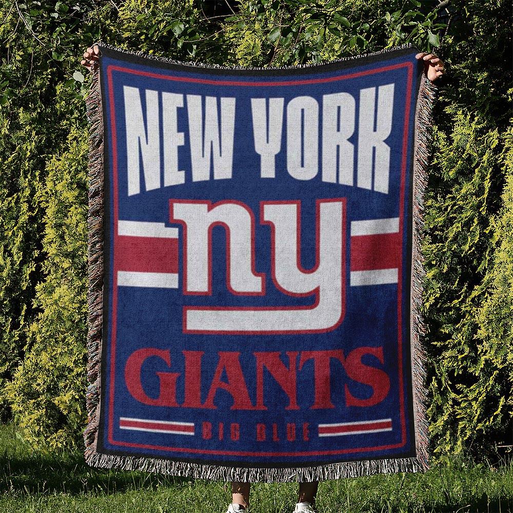 NFL New York Giants Football Team Woven Tapestry Blanket Amazing Gift For Fans And Friends Home Decor NYW4