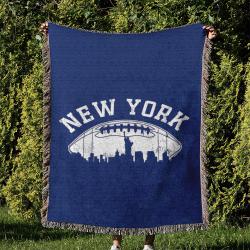 NFL New York Giants Football Team Woven Tapestry Blanket Amazing Gift For Fans And Friends Home Decor NYW6