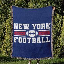 NFL New York Giants Football Team Woven Tapestry Blanket Amazing Gift For Fans And Friends Home Decor NYW7