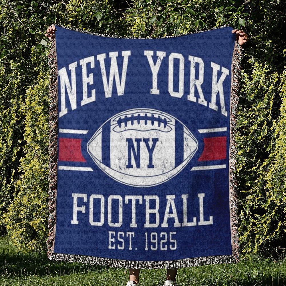 NFL New York Giants Football Team Woven Tapestry Blanket Amazing Gift For Fans And Friends Home Decor NYW8