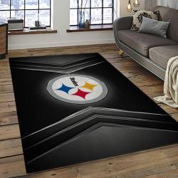 NFL Pittsburgh Steelers Football Team Logo Sport Carpet Area Rug Home Decor Best Gift For Friends PSF28