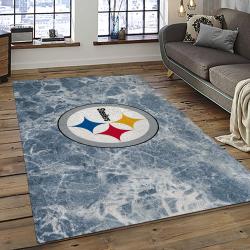 NFL Pittsburgh Steelers Football Team Logo Sport Carpet Area Rug Home Decor Best Gift For Friends PSF35