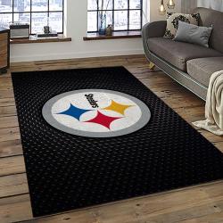 NFL Pittsburgh Steelers Football Team Logo Sport Carpet Area Rug Home Decor Best Gift For Friends PSF36