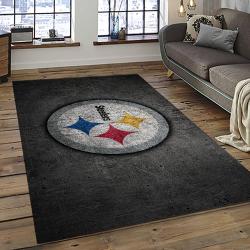 NFL Pittsburgh Steelers Football Team Logo Sport Carpet Area Rug Home Decor Best Gift For Friends PSF37