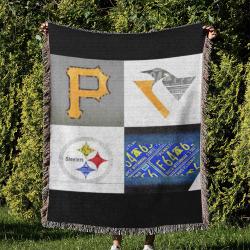 NFL Pittsburgh Steelers Football Team Woven Tapestry Blanket Amazing Gift For Fans And Friends Home Decor PSW1
