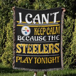 NFL Pittsburgh Steelers Football Team Woven Tapestry Blanket Amazing Gift For Fans And Friends Home Decor PSW11