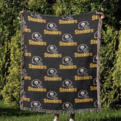 NFL Pittsburgh Steelers Football Team Woven Tapestry Blanket Amazing Gift For Fans And Friends Home Decor PSW21