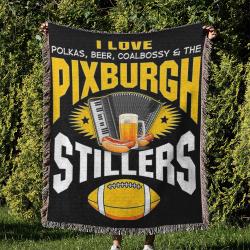NFL Pittsburgh Steelers Football Team Woven Tapestry Blanket Amazing Gift For Fans And Friends Home Decor PSW26