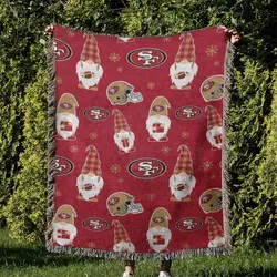 NFL San Francisco 49ers Football Team Woven Tapestry Blanket Amazing Gift For Fans And Friends Home Decor SFW11