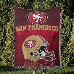 NFL San Francisco 49ers Football Team Woven Tapestry Blanket Amazing Gift For Fans And Friends Home Decor SFW20