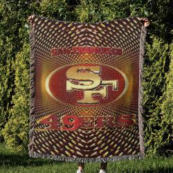 NFL San Francisco 49ers Football Team Woven Tapestry Blanket Amazing Gift For Fans And Friends Home Decor SFW27
