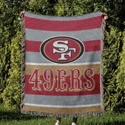 NFL San Francisco 49ers Football Team Woven Tapestry Blanket Amazing Gift For Fans And Friends Home Decor SFW7
