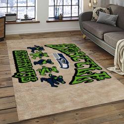 NFL Seattle Seahawks Football Team Logo Sport Carpet Area Rug Home Decor Best Gift For Friends SS25