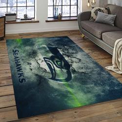 NFL Seattle Seahawks Football Team Logo Sport Carpet Area Rug Home Decor Best Gift For Friends SS37