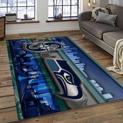 NFL Seattle Seahawks Football Team Logo Sport Carpet Area Rug Home Decor Best Gift For Friends SS38