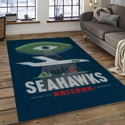 NFL Seattle Seahawks Football Team Logo Sport Carpet Area Rug Home Decor Best Gift For Friends SS48