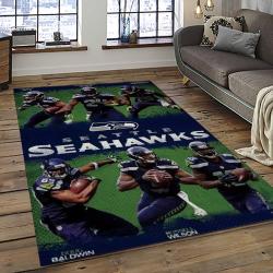 NFL Seattle Seahawks Football Team Logo Sport Carpet Area Rug Home Decor Best Gift For Friends SS55
