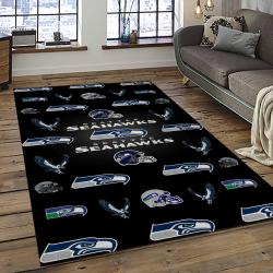NFL Seattle Seahawks Football Team Logo Sport Carpet Area Rug Home Decor Best Gift For Friends SS59