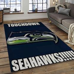 NFL Seattle Seahawks Football Team Logo Sport Carpet Area Rug Home Decor Best Gift For Friends SS66