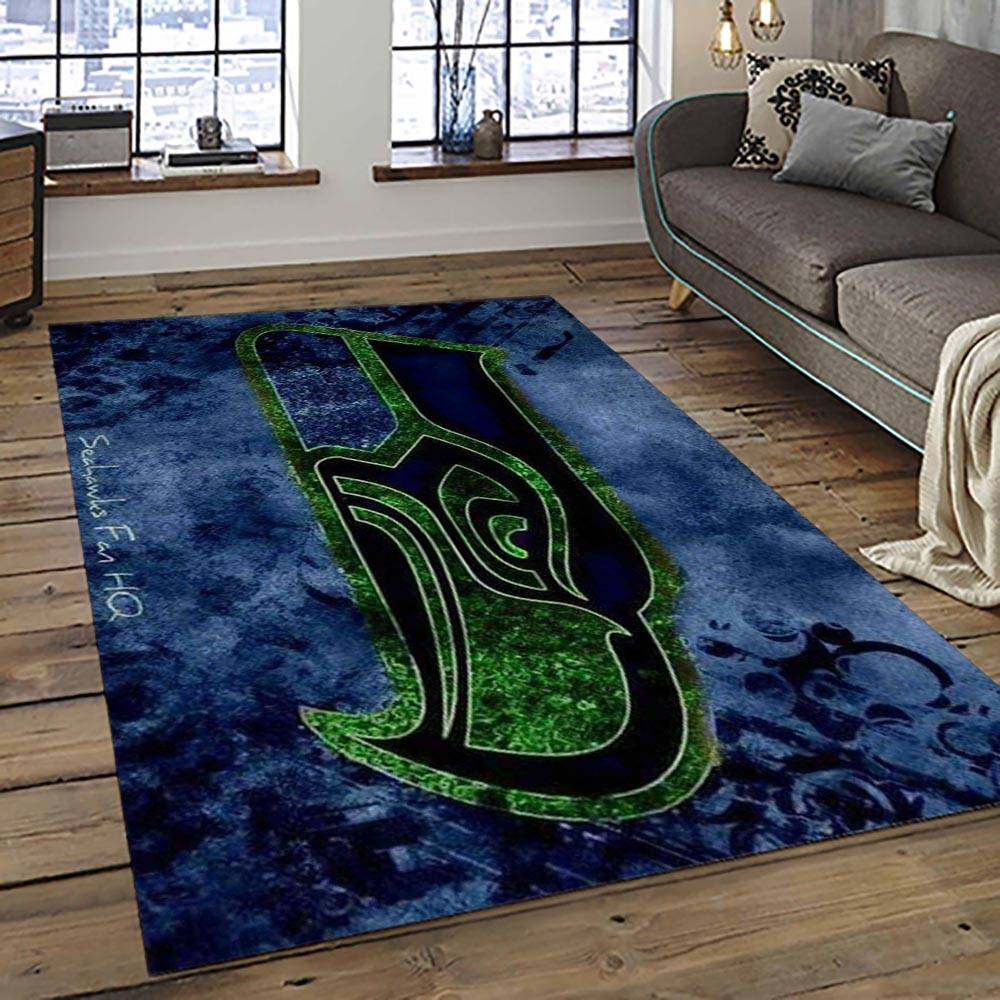 NFL Seattle Seahawks Football Team Logo Sport Carpet Area Rug Home Decor Best Gift For Friends SS67