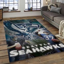 NFL Seattle Seahawks Football Team Logo Sport Carpet Area Rug Home Decor Best Gift For Friends SS69