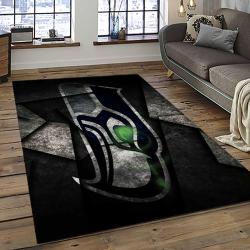 NFL Seattle Seahawks Football Team Logo Sport Carpet Area Rug Home Decor Best Gift For Friends SS70