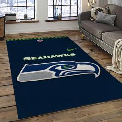 NFL Seattle Seahawks Football Team Logo Sport Carpet Area Rug Home Decor Best Gift For Friends SS79