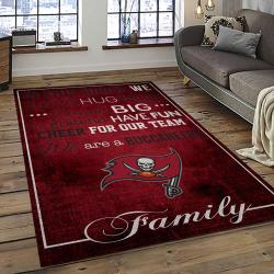 NFL Tampa Bay Buccaneers Football Team Logo Sport Carpet Area Rug Home Decor Best Gift For Friends TPBB15