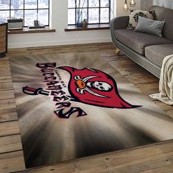 NFL Tampa Bay Buccaneers Football Team Logo Sport Carpet Area Rug Home Decor Best Gift For Friends TPBB2