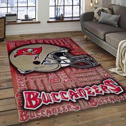 NFL Tampa Bay Buccaneers Football Team Logo Sport Carpet Area Rug Home Decor Best Gift For Friends TPBB25