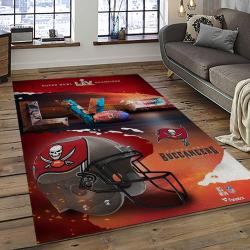 NFL Tampa Bay Buccaneers Football Team Logo Sport Carpet Area Rug Home Decor Best Gift For Friends TPBB26