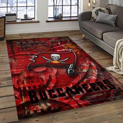 NFL Tampa Bay Buccaneers Football Team Logo Sport Carpet Area Rug Home Decor Best Gift For Friends TPBB36