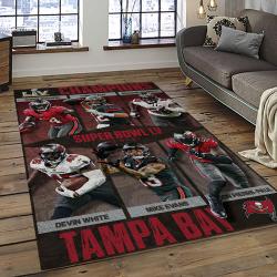 NFL Tampa Bay Buccaneers Football Team Logo Sport Carpet Area Rug Home Decor Best Gift For Friends TPBB37