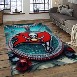 NFL Tampa Bay Buccaneers Football Team Logo Sport Carpet Area Rug Home Decor Best Gift For Friends TPBB51