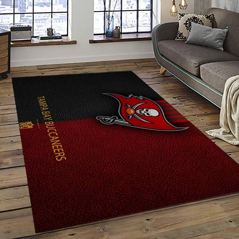 NFL Tampa Bay Buccaneers Football Team Logo Sport Carpet Area Rug Home Decor Best Gift For Friends TPBB55