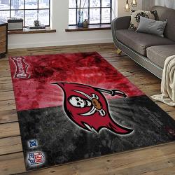 NFL Tampa Bay Buccaneers Football Team Logo Sport Carpet Area Rug Home Decor Best Gift For Friends TPBB58