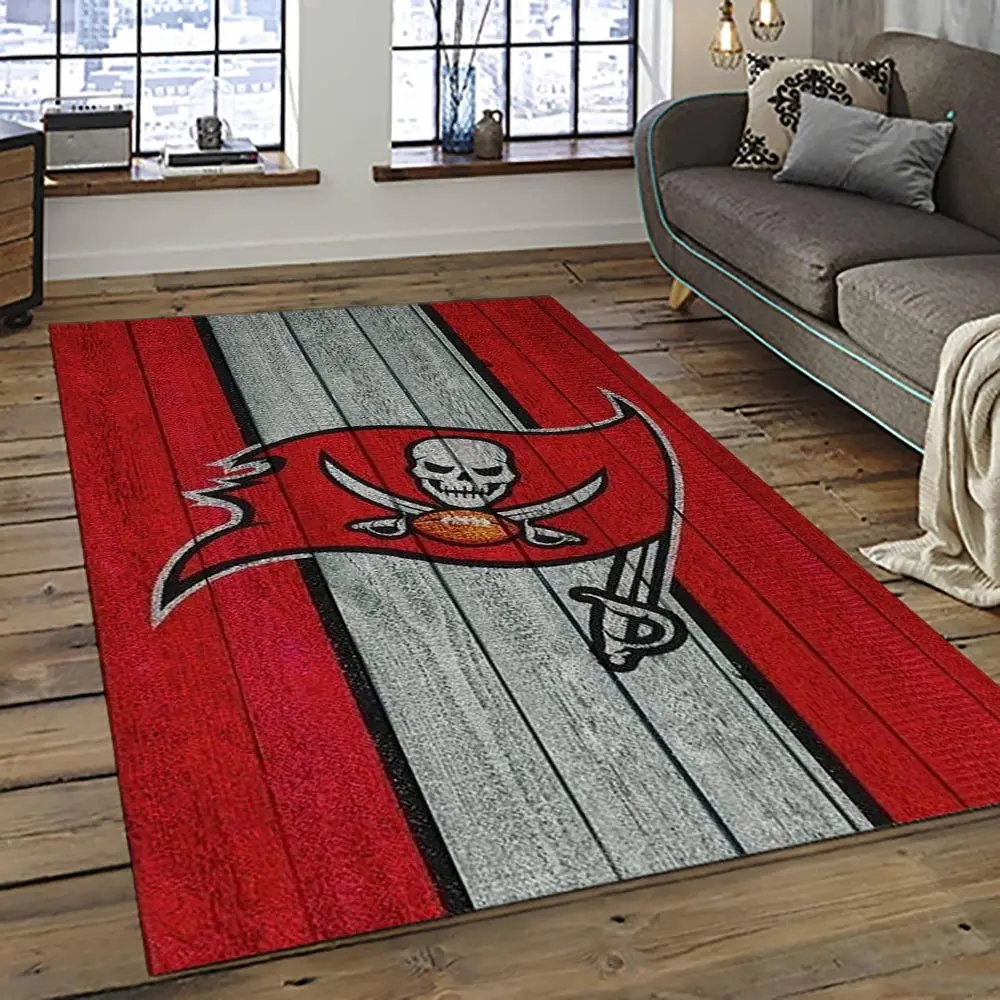 NFL Tampa Bay Buccaneers Football Team Logo Sport Carpet Area Rug Home Decor Best Gift For Friends TPBB63
