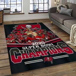 NFL Tampa Bay Buccaneers Football Team Logo Sport Carpet Area Rug Home Decor Best Gift For Friends TPBB67