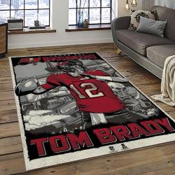 NFL Tampa Bay Buccaneers Football Team Logo Sport Carpet Area Rug Home Decor Best Gift For Friends TPBB68